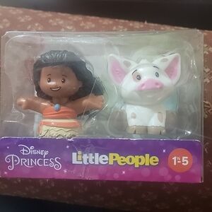 Disney Princess Little People Fisher-Price  Moana & Pua Pig Set Box NEW